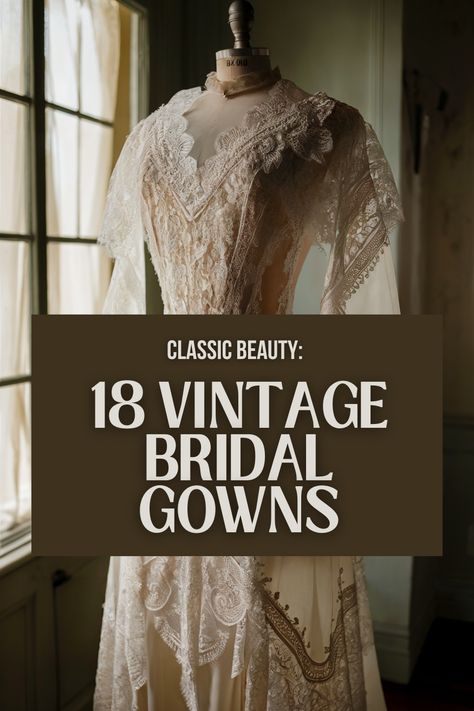 Beautiful and Classic Vintage Bridal Gowns Spain Inspired Wedding Dress, 1914 Wedding Dress, Old Timey Wedding Dress, Historic Wedding Dresses, 70 Wedding Dress Vintage 70s, Vintage Western Wedding Dress, Sicilian Wedding Dress, Victorian Wedding Dress 19th Century, Older Women Wedding Dresses