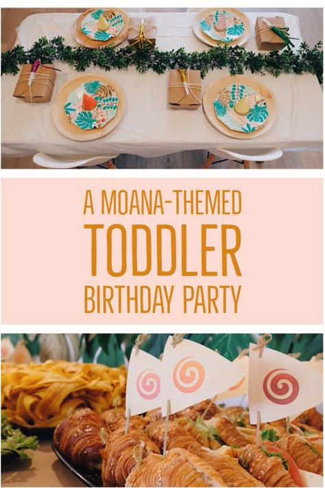 A tropical toddler 2nd birthday - inspired by Disney’s Moana! Moana Brunch Birthday Party, Two Year Old Moana Birthday Party, Moana Inspired Birthday Party, Moana And Ariel Birthday Party, Moana Fruit Platter, Hei Hei Birthday Party, Moana Themed 2nd Birthday Party, Toddler Luau Birthday, Moana Luau Birthday Party