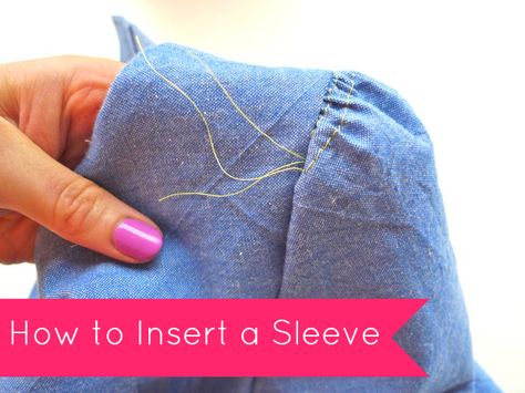 Tilly and the Buttons: How to Insert a Sleeve Sleeve Tutorial, Sewing Sleeves, Tilly And The Buttons, Diy Vetement, Sewing Tips And Tricks, Sewing Class, Sewing Lessons, Couture Sewing, Love Sewing