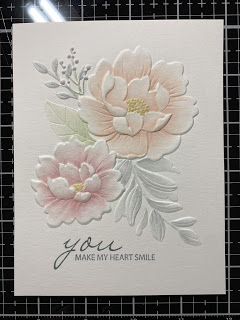 Embossed Sympathy Cards, 3d Embossing Folders Cards, Inking Embossing Folders, Altenew Embossing Folders, Coloring Stamped Images, Dry Embossed Cards, 3d Embossed Cards, Stampin Up Layered Florals 3d Embossing Folder, Cards Made With Embossing Folders