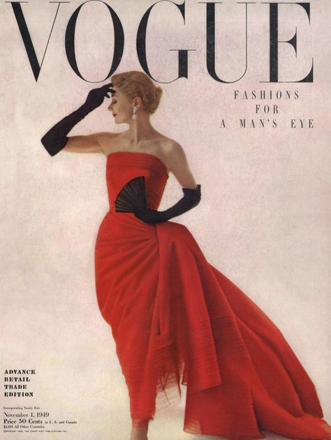 Lisa Fonssagrives by Irving Penn Vogue US November 1949 Vogue Magazine Fashion, Vintage Vogue Covers, Vogue Vintage, Irving Penn, Vogue Magazine Covers, Vogue Archive, Cecil Beaton, Vogue Us, Fashion Cover