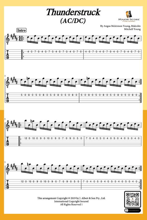 10 epic pages of high quality Guitar Tabs including the solo! Download your copy today and take your playing to the next level! How To Read Guitar Tabs For Beginners, Guitar Tabs Songs Taylor Swift, Tab Sheet Music Guitar, Music Tabs Guitar, 7 Nation Army Guitar Tab, Thunderstruck Guitar Tab, Hayloft Guitar Tab, Guitar Notes Songs, Come As You Are Guitar Tab