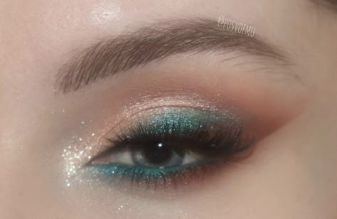 Teal Makeup, Teknik Makeup, Portret Feminin, Prom Eye Makeup, Cute Eye Makeup, Swag Makeup, Eye Makeup Pictures, Smink Inspiration, Ethereal Makeup