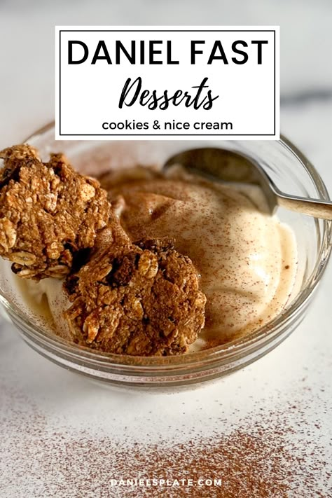 Daniel Fast Desserts No Sugar, Daniel Fast Oatmeal Cookies, Daniel Fast Banana Bread, Daniel Fast Deserts, Daniel Fast Dessert, Fast Oatmeal Cookies, Daniel Fast Cookies, Daniel Fast Desserts, Daniel Fast Meal Plan