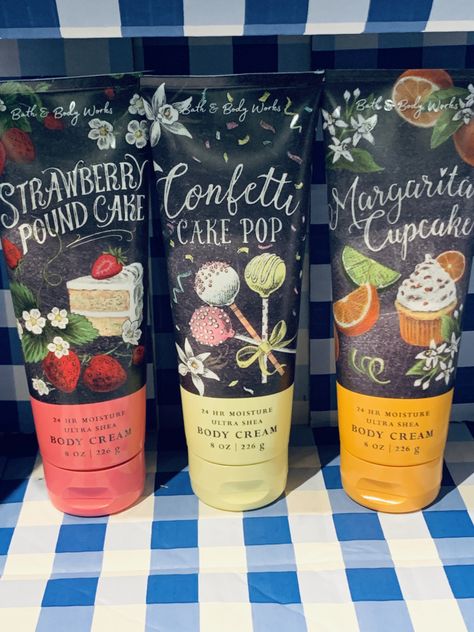 Bath And Body Works Spring, Cake Confetti, Strawberry Pound Cake, Bath & Body Works, Bath N Body Works, Confetti Cake, Perfume Body Spray, Spray Lotion, Bath And Body Work