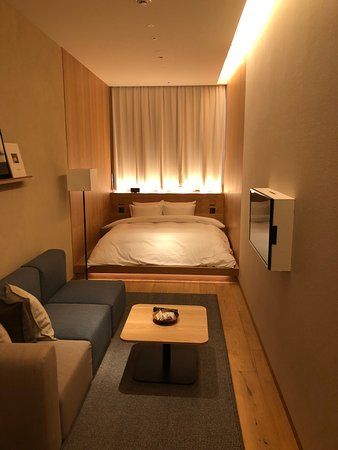 MUJI HOTEL GINZA - Updated 2024 Reviews (Japan) Japan Small Apartment, Japandi Hotel, Muji Room, Muji Hotel, Vintage Room Ideas, Muji Interior, Apartment Concept, Japan Apartment, Mental Therapy