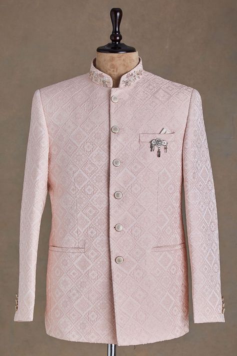 Light Pink Mens Suit, Prince Suit For Men Wedding Indian, Jhodpuri Suit For Men, Pink Jodhpuri For Men, Pink Sherwani For Groom, Prince Suit For Men, Jodhpuri Suits For Men Wedding Royal, Mens Clothing Styles Formal, Jodhpuri Suits For Men Wedding