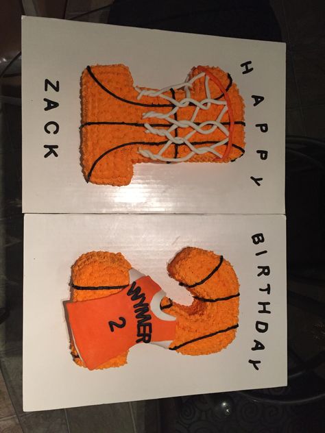 Number twelve basketball birthday cake Number Cake Basketball Theme, Basketball Number Cake, Number 5 Cake, Thunder Cake, Number 2 Cakes, Basketball Birthday Cake, Number 1 Cake, Cake Basket, Basketball Theme Party