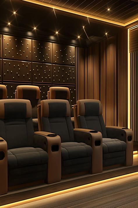 Small Room Home Theater, Theater Interior, Home Theatre Design Interiors, Dark Theater Room, Movie Theatre Loft Ideas, Small Cinema Room Ideas, Cinema Theatre Interior, Home Theater Ideas, Small Home Theater Rooms Lowe's