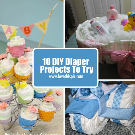 10 DIY Diaper Projects To Try diy do it yourself diy projects diy diaper ideas creative diaper tutorials Diaper Decorations For Baby Shower Diy, Diaper Display Ideas, Diaper Decorating Ideas, Diy Summer Decor, Diaper Wreath, Summer Decorations, Diy Summer, Baby Shower Diapers, Diaper Cakes