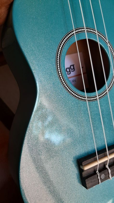 #ukulele #music #stagg #blue #glitter Blue Ukulele, Board Wallpaper, Ukulele Music, Vision Board Wallpaper, 2024 Vision, Blue Glitter, Pastel Blue, Ukulele, Vision Board