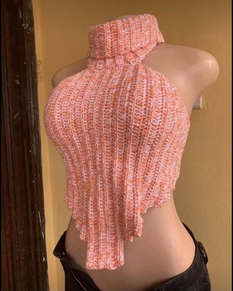 Crochet Top Outfit, Mode Crochet, Crochet Tops Free Patterns, Crochet Business, Crochet Clothing And Accessories, Crochet Design Pattern, Crochet Fashion Patterns, Crochet Clothes Patterns, Crochet Woman