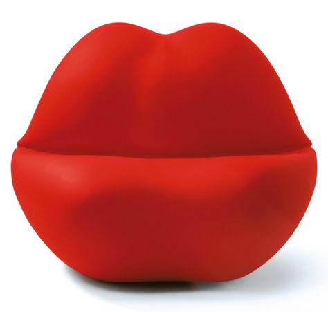 A giant pair of lips to rest your ass on. Lips Sofa, Red Studio, Chic Sofa, Chairs Outdoor, Kiss Lips, Contemporary Accent Chair, Black Chair, Barrel Chair, Lounge Chair Outdoor