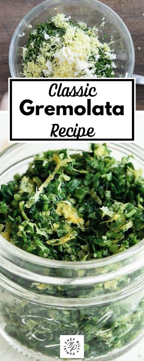 This tasty classic gremolata recipe is made of parsley, lemon, and garlic. It comes together in minutes and will help add flavor to your next dish. You won’t believe how simple this is to prepare. I believe a simple sauce, or just a touch of seasoning, can help elevate any dish. Fresh Herb Sauces, What To Make With Parsley, Recipes Using Parsley, Basil And Parsley Recipes, Cilantro And Parsley Recipes, Parsley Garlic Sauce, Creamy Parsley Sauce, Things To Do With Parsley, Lemon Parsley Sauce