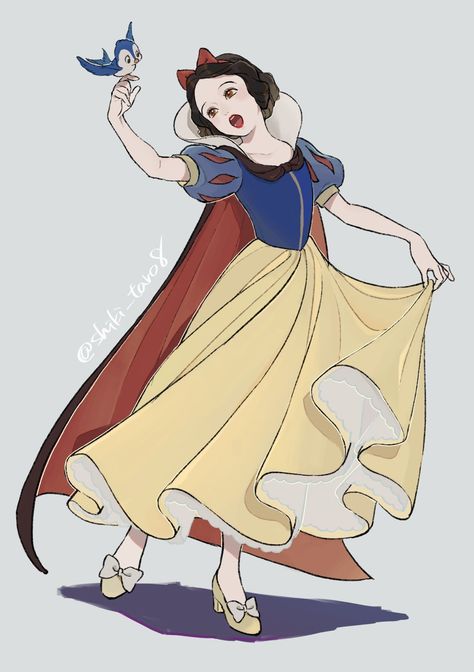 Snow White Fairytale, Walt Disney Characters, Disney Kingdom, Snow White Disney, Fairytale Art, Classic Disney, Disney Fan Art, Disney And Dreamworks, Dreamworks