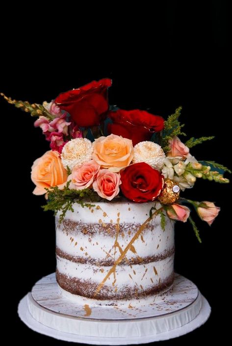 Birthday Flower Cake, Ammi Jaan, Happy Birthday Flower Cake, Boozy Hot Chocolate, Happy Birthday Flowers Wishes, Happy Birthday Wishes Cake, Elegant Birthday Cakes, Wedding Anniversary Wishes, Fresh Flower Cake