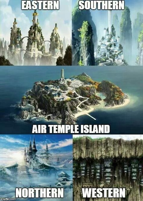 All da air temples! Northern Air Temple Avatar, Air Temples Avatar, Avatar The Last Airbender Air Nomads, Atla Air Nomads, Airbender Temple, Air Nomads Avatar, Avatar Air Nomads, Avatar The Last Airbender Air Temple, Atla Air Temple