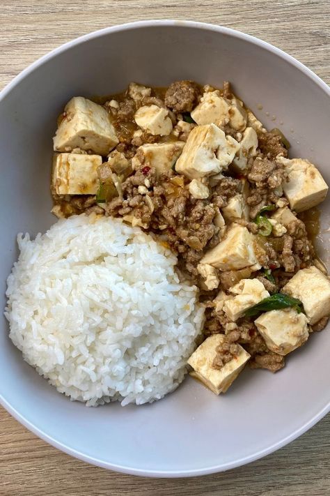 Mabo Tofu, Dinner Ingredients, Mapo Tofu, Chili Garlic Sauce, Gluten Free Rice, Bean Curd, Flavorful Recipes, Dinner Recipe, Weeknight Dinner