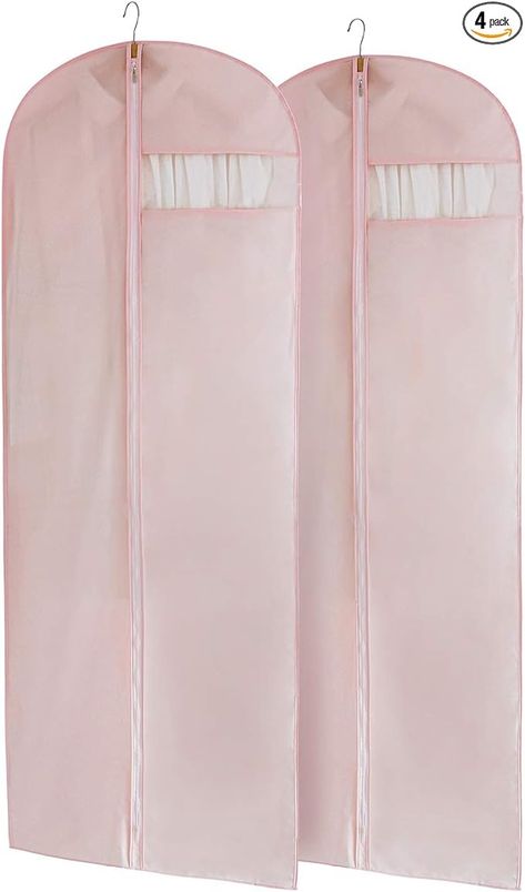 Amazon.com: MARMINS Pink Dress Bags for Gowns Long, 65'' Long Dress Clear Garment Bag(Set of 2, 23.3'' X 65'') : Clothing, Shoes & Jewelry Garment Cover, Bag Fabric, Home Storage, Garment Bag, Car Travel, Closet Storage, Bag Dress, Garment Bags, Clothes Organization