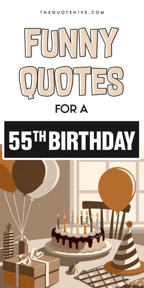 Funny birthday quotes for 55th birthday card messages that celebrate this age with laughter Birthday Note Ideas, Birthday Message Ideas, Birthday Wishes Short, Hilarious Birthday Quotes, Sarcastic Birthday Wishes, Milestones Quotes, Happy Birthday Captions, Message Ideas, Short Birthday Wishes