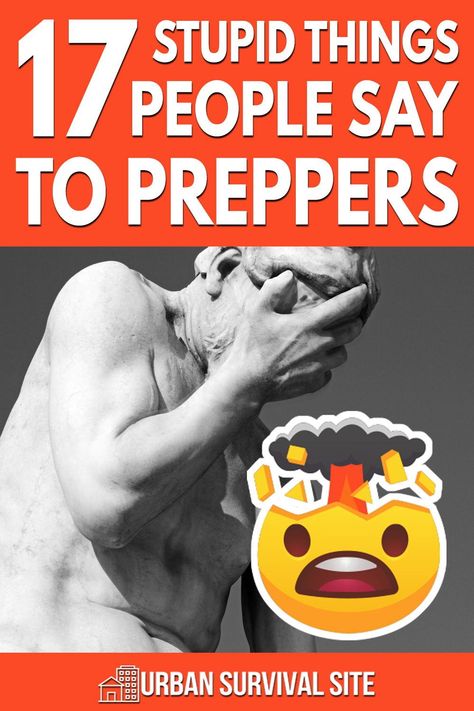 Because of shows like Doomsday Preppers, most people have misconceptions about what it is to be a prepper. Here's how to respond. Kids Survival Skills, Doomsday Prepper, Doomsday Preppers, Shtf Preparedness, Urban Survival, Prepper Survival, Self Reliance, Wilderness Survival, Survival Tips