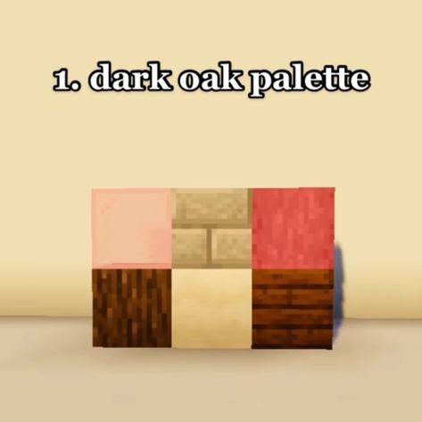 Red Minecraft Palette, Minecraft Red Palette, Minecraft Block Palette, Block Pallets, Group Base, Pink Minecraft, Minecraft Blocks, Block Of Flats, Cute Minecraft Houses