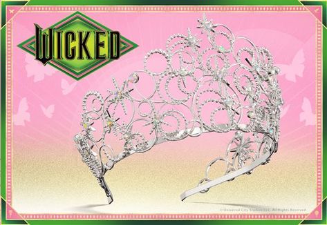 Glinda's Bubble Crown - Youth Size at noblecollection.com Glinda Crown, 25th Birthday Ideas, Wicked Party, Wicked Glinda, Oz The Great And Powerful, Movie Crafts, Cowardly Lion, Glinda The Good, Glinda The Good Witch