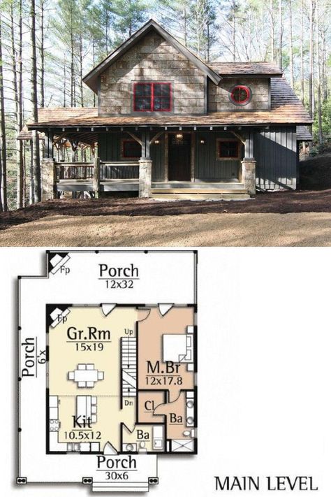 Cabin House Plans 4 Bedroom, Old Cabin Floor Plans, Log House Plans 4 Bedroom, Mountain Cabin Plans Open Floor, Witchy House Floor Plan, Home Plans With Wrap Around Porch, 2 Bedroom Log Cabin Floor Plans, Cabin House Floor Plans, Cottage Style Home Plans