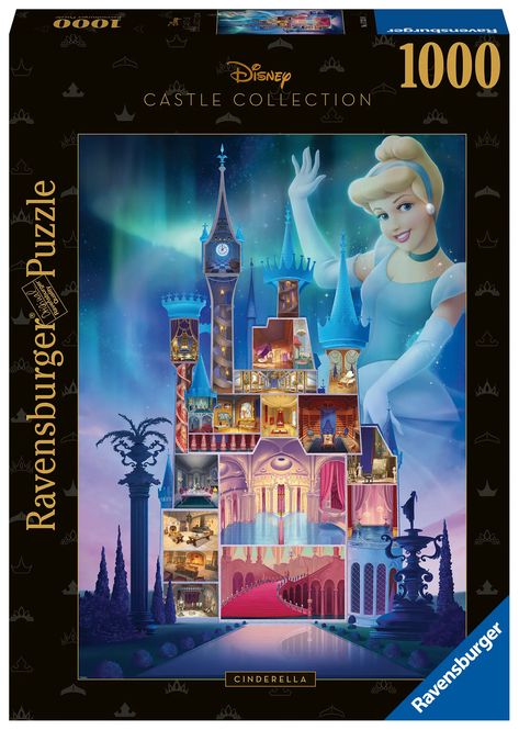 Elsa Castle, Chateau Disney, Disney Castles, Disney Cinderella Castle, Castle Collection, Disney Puzzles, Ravensburger Puzzle, Cinderella Disney, Disney Elsa