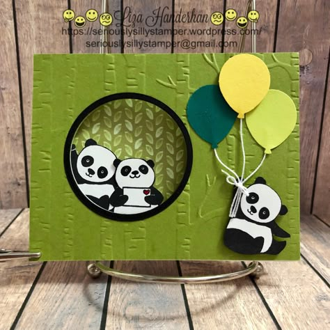 Panda Birthday Cards Handmade, Panda Cards Handmade, Panda Project, Panda Birthday Cards, Birthday Card Making, Hello Panda, Panda Card, Panda Party, Kids Birthday Cards