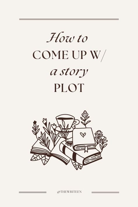 If you're having trouble coming up with ideas to fill your plot, this is for you! Your plot is the journey your MC goes on to achieve their goal. A well crafted plot keeps readers on the edge of their seat and makes your book unputdownable. How do you do that? By having fun!   Click the link to read this new post on how to come up with a story plot.  #writers #write #writingtips #writinganovel #bookwriting #writinginspiration #thewriteen #characterdevelopment #creativewriting #characterbackstory Ways To Begin A Story, How To Plot A Fantasy Novel, How To Come Up With A Story Plot, Story Romance Ideas, How To Develop A Plot, Types Of Plots, How To Come Up With A Plot For A Book, Simple Plot Ideas, Storyline Ideas Writing Story Prompts