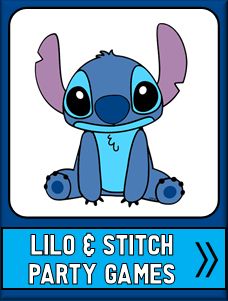 Lilo And Stitch Free Printables, Stitch Themed Birthday Party Ideas, Stitch Themed Party Food, Lilo And Stitch Birthday Party Activities, Stitch Birthday Games, At Home Birthday Party Activities, Lilo And Stitch Games Party Ideas, Stitch Birthday Party Activities, Diy Stitch Party Decorations