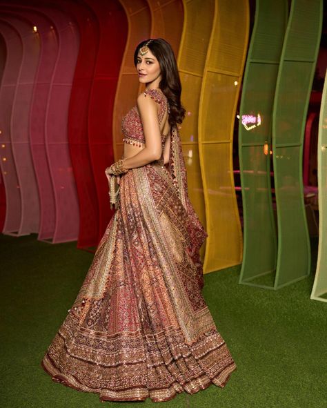 ananyapandey wearing an exquisite lehenga by @taruntahiliani ❤️💫 Kashida the heritage embroidery of Kashmir showcasing beautiful fine… | Instagram Ananya Pandey Lehenga, Indian Engagement Outfit, White Engagement Dresses, डिजाइनर कपड़े, Engagement Lehenga, Ananya Pandey, Simple Lehenga, Ananya Panday, Lehenga Designs Simple