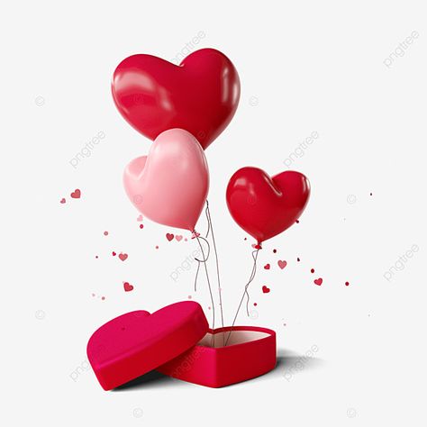 Valentine's day romantic love balloons Red Clipart, Valentines Day Romantic, Pink Clipart, Box Clipart, Balloon Png, Box Valentine, Diamond Outline, Love Clipart, Birthday Wishes Flowers