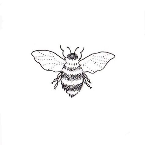 Bee Tattoo Stick And Poke, Stick And Poke Bee Tattoo, Bee Stick And Poke, Bees Knees Tattoo, Stick Poke, Honey Bee Tattoo, Childrens Hairstyles, Small Tats, Stick N Poke