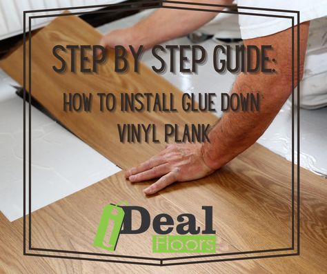 How to Install Glue Down Vinyl Plank Vynil Plank Flooring, Glue Down Vinyl Plank Flooring, Plank Flooring Diy, Construction Knowledge, Laying Vinyl Flooring, How To Install Vinyl Plank Flooring, Diy Glue, Plank Tiles, Lvp Flooring