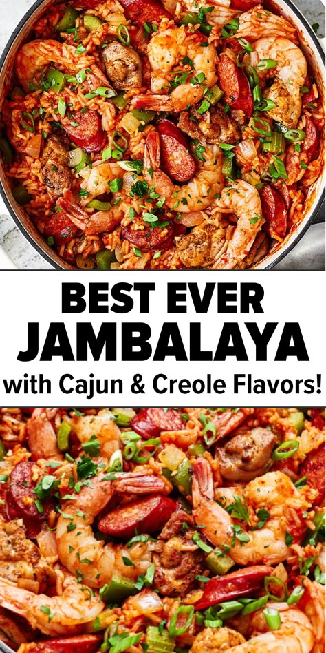 Jambalaya in a pot Best Jambalaya Recipe, Easy Jambalaya, Creole Jambalaya, Jambalaya Recipe Easy, School Dinners, Cajun Dishes, Jambalaya Recipe, Cajun Cooking, Gumbo Recipe