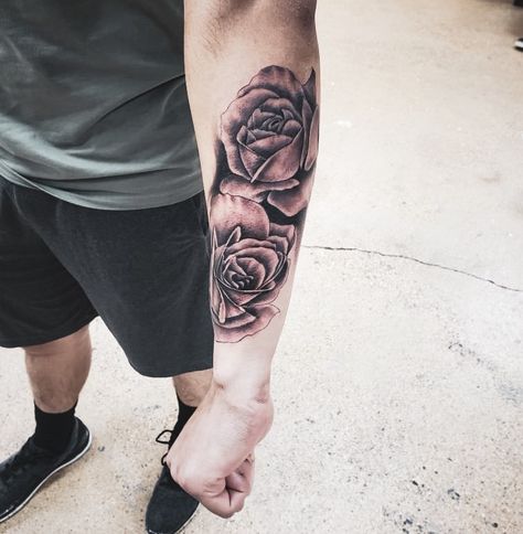 Double-Rose tattoo Double Rose Tattoo, Double Rose, Rose Tattoos, Rose Tattoo, Tatting, Tattoos