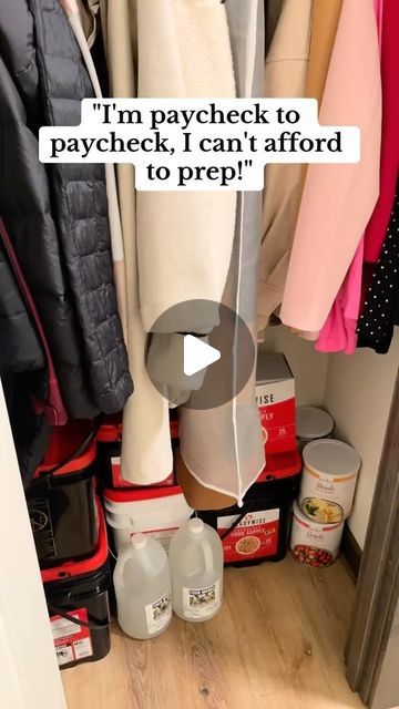 Housewife Prepper on Instagram: "Prepping doesn't have to break the bank! Even if it's canned goods you find at walmart or batteries at the dollar store.

#griddown #preparedness #ww3 #doomsday #offgrid #nuclear #naturaldisaster #emp #faraday #shtf #selfsufficient #preppertok #preptok #housewifeprepper #prepperskills #survivaltips #survival #insta #instadaily #instagood #reels #reelsinstagram #viral #viralreels #viralvideos #rwambassador" Mom Bucks, Emergency Food Storage, Emergency Food Supply, Doomsday Prepping, Apartment Storage, Emergency Preparedness Kit, Food Supplies, Canned Goods, Prepper Survival