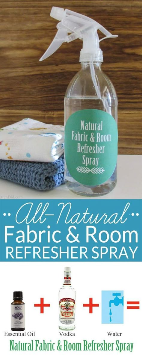 Febreeze Diy, Diy Febreze, Diy Room Spray, Homemade Air Freshener, Fabric Refresher, Diy Deodorant, Room Freshener, Deep Cleaning Tips, Homemade Cleaning Products