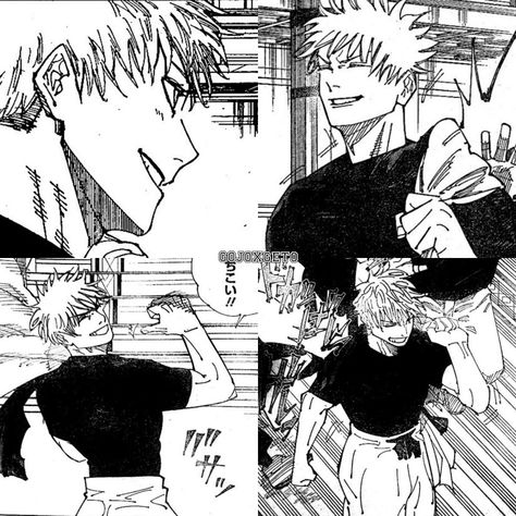 Jjk Chapter 260 Gojo, Gojo Chapter 236, Gojo Smile Manga, Gojo Shibuya Manga, Gojo Satoru Toji Outfit, Gojo Buff Manga, Gojo Compression Shirt Fanart, Gojo Died Manga, Gojo After Unsealed