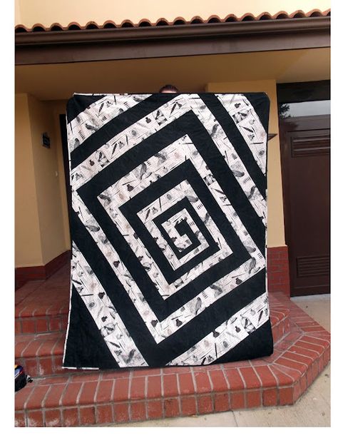 Spiral Quilt, Kid Quilts, Quilt Books, Girl Quilts Patterns, Pretty Quilts, Sewing Quilts, Teenage Son, Quilting Board, Log Cabin Quilts