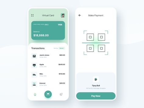 Virtual Card by Arun PP Card Ui Design Mobile, Digital Wallet Ui, Bank Mobile App Design, Mobile Payment Ui, Mobile Banking App, Diy Neon Sign, Virtual Card, Ios App Development, Banking App