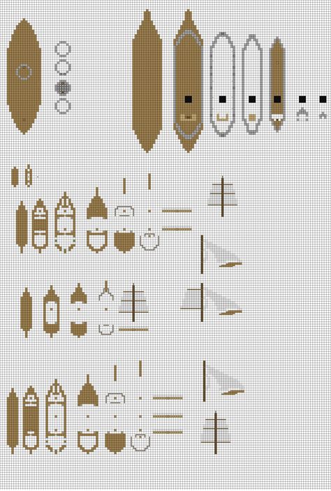 Ship ideas by ColtCoyote.deviantart.com on @deviantART Mc Blueprints, Minecraft Blueprint, Minecraft Castle Blueprints, Minecraft Building Guide, Ship Ideas, Minecraft Houses Blueprints, Minecraft Modern, Minecraft Castle, Minecraft Medieval