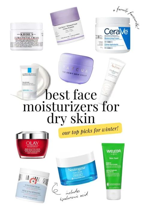 face moisturizers for dry skin Skin Care Dry Skin, Face Cream For Dry Skin, Moisturizers For Dry Skin, Natural Hair Moisturizer, Weleda Skin Food, Skin Supplements, Dry Skin On Face, Dry Face, Winter Skin Care