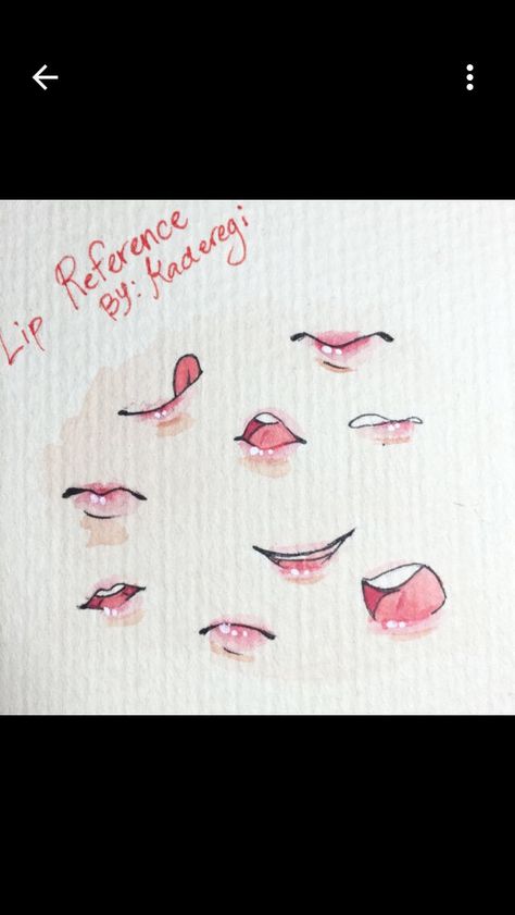 Lip Reference, Drawing Lips, Anime Mouths, Anime Lips, Mouth Drawing, Drawing Help, Lips Drawing, Kraf Diy, Drawing Expressions