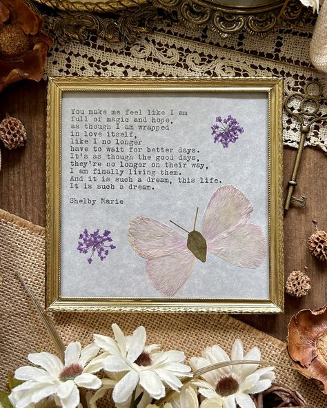 Which framed poem is your favourite? Find these framed poems, typewriter poems, signed copies of both of my poetry books, and poetry prints on my online shop 🥰 Each framed poem is one of a kind, hand typed on my antique Underwood typewriter from 1911, and made with so much love and magic 🕯️🍂 Check out my website to see the full collection! #framedpoetry #poetic #poetryloving #poems #ａｅｓｔｈｅｔｉｃ #explore #poetryreels #poetryquotes #quotesaboutlife #poetrylovers #poetrycommunity #writersofins... Scrapbook Poems, Typewriter Poems, Poems Aesthetic, Framed Poetry, Poetry Prints, Underwood Typewriter, Framed Poem, My Poetry, Hand Type