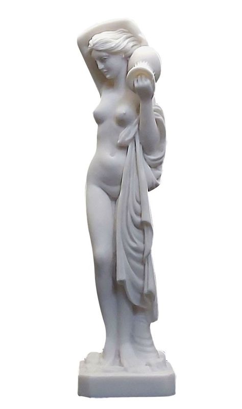 Greek Nude Woman Carrying Hydria Water Jar Statue Sculpture - Etsy Canada Female Sculpture, Water Jar, Easy Sculpture, Greek Women, Greek Statues, Greek Vases, Classical Antiquity, Greek Sculpture, Sculpture Ideas