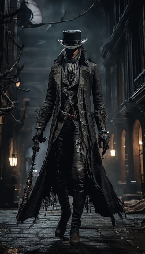 Dark Gothic Fantasy Art, Steampunk Aesthetic Dark, Blades In The Dark Characters, Twisted Architecture, Bloodborne Outfits, Horror Steampunk, Gothic Cyberpunk, Blades In The Dark, Dark Steampunk