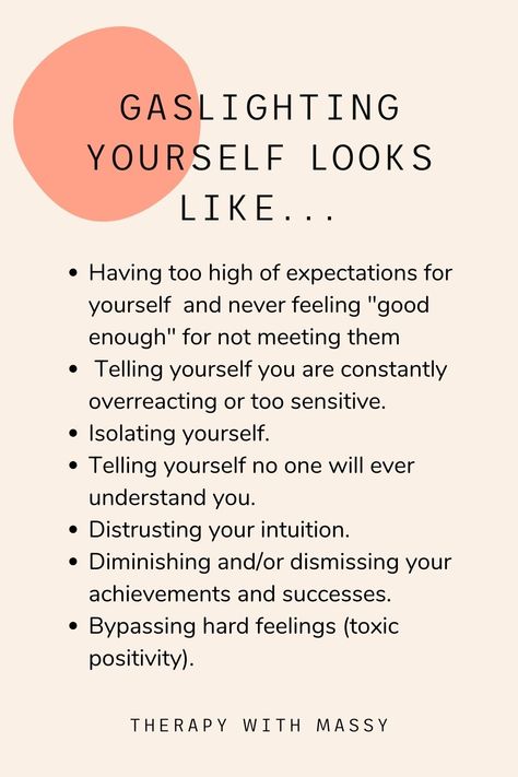 The next time you notice yourself minimizing your feelings or shaming yourself, I hope you can take a step back and challenge the thought. You are doing the best you can, and that is something to give yourself some credit for.💛​​​​​​​​ ​​​​​​​​ ✨Your feelings are valid.​​​​​​​​ ✨Your experiences are valid.​​​​​​​​ ✨You are valid.​​​​​​​​ ​​​​​​​​ For more on self-gaslighting and how to stop the cycle, click here for my blog post on self-sabotaging! Self Gaslighting, How To Stop Gaslighting, How To Feel Safe Within Yourself, How To Heal From Gaslighting, Validating Yourself, Self Sabatoge Quotes, Stop Gaslighting Yourself, Healing From Gaslighting, How To Validate Yourself